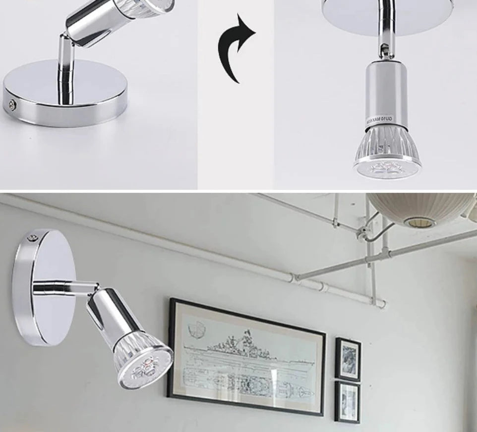 LED Spotlights Factory Supermarket Hotel Ceiling Lights Clothes Shop Showcase Background Wall GU10 Spotlights