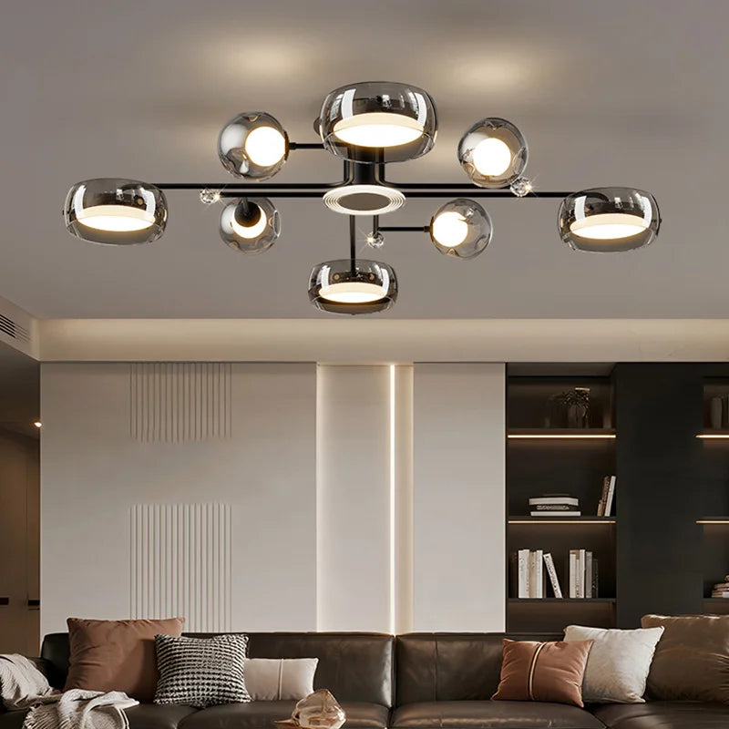 Nordic home decoration salon bedroom decor smart led lamp lights for room dimmable Ceiling light lamparas indoor lighting