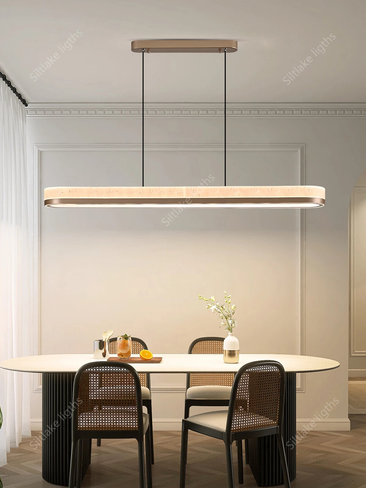 Nordic style restaurant simple design chandelier roof chandelier kitchen light dining table light LED decorative chandelier