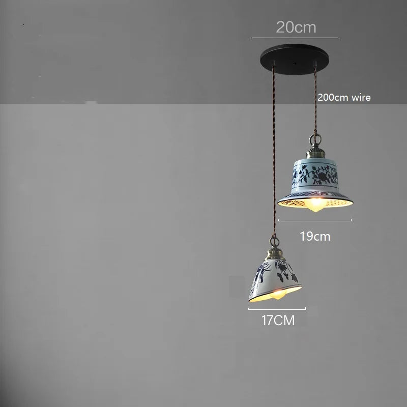 Modern Simple Ceramic LED Pendant Lamp Home Indoor Decors Lighting Bedroom Restaurant Dinning Living Room Lights Hang lamp