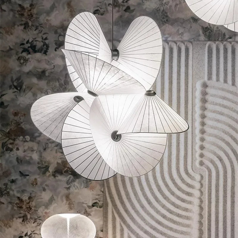 Moooi Serpentine Chandelier Designer Creative japanese style light White Fabric lampshades Office Home Decorative loft Lamps