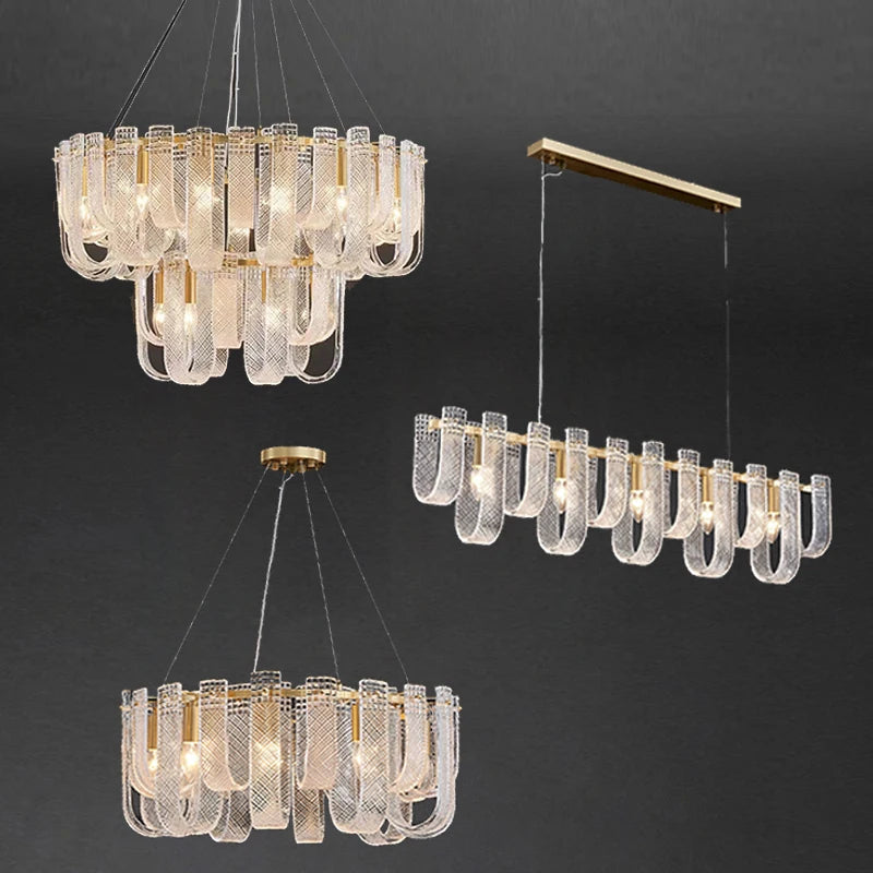 2025 Modern Chandelier Lighting Desinger Lustre Ring Hanging Lamps Suspension Luminaire Lampen For Foyer Living Room Dining Room