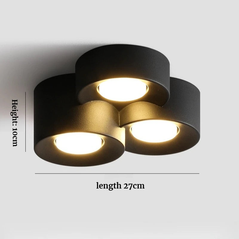 Minimalist Ceiling Lamp Resin Cylinder Ceiling Spotlight For Bedroom Hallway Aisle Nordic Indoor Decor Ceiling Light Lighting