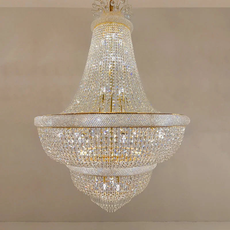 Luxury Crystal Chandeliers Home Loft Decor Lustre Led Lighting for Living Dining Room Ceiling Chandelier Pendant Lights Fixtures