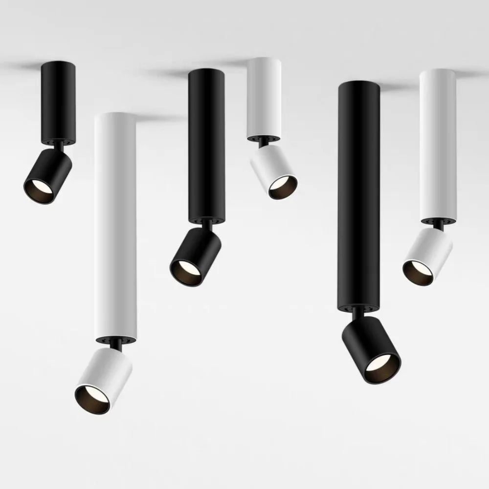 3° 8° 15° Surface Mounted LED Spot Small Angle Beam Home Lighting, Ceiling Mounted Ambient Backlight