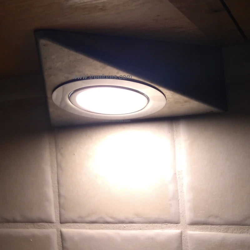 Stainless Steel 12V 3W LED Downlight IP65 Marine Interior Home Slim Mini 12V Rgbw Dimmable KTV DJ Sauna Car interior lighting