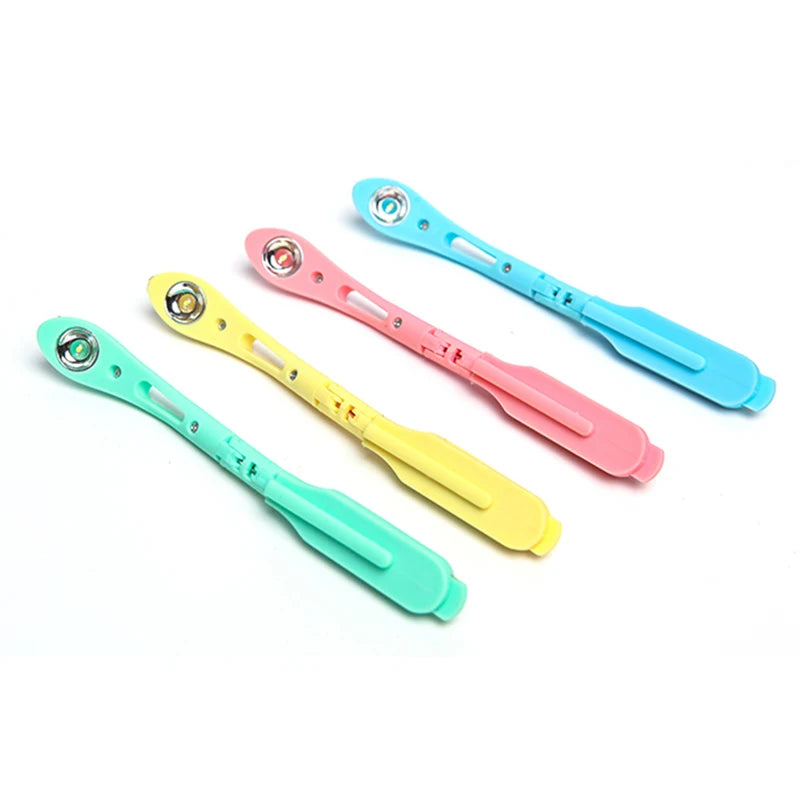 Night Light Book with Clip Mini Portable LED Reading Lamp Energy-saving Travel Bedroom Folder of Lights Flexible LED Light