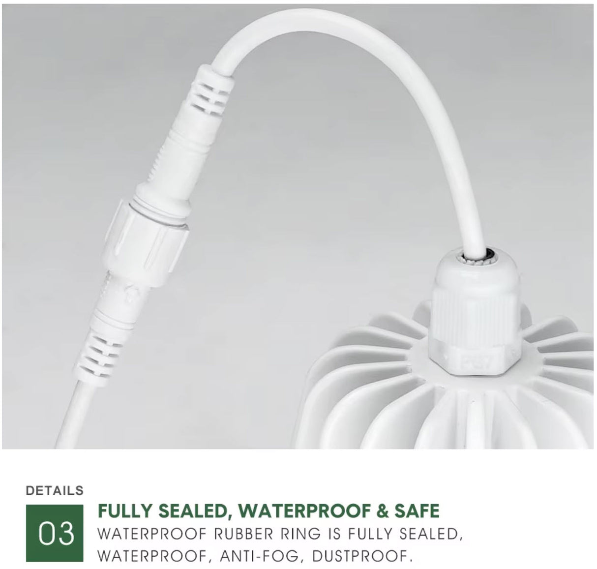 IP65 Waterproof Downlight Spotlights Anti-glare LED Ceiling Recessed Spot Light Anti-glare Kitchen Bathroom Shower Room Lighting