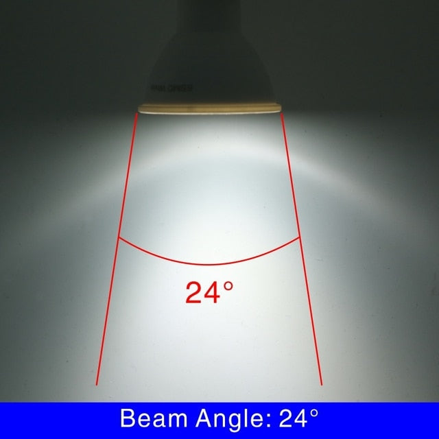 10pcs Lampasas LED Bulb MR16 GU5.3 GU10 E27 E14 6W 220V-240V Bombillas LED Lamp Spotlight Lampasas's LED Spot Light 24/120 degree