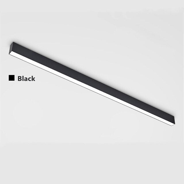 120cm Linear Bar Light LED Ceiling Lamp Surface Mounted Long Strip Spotlight Living Room Office Ceiling Light Floodlight 45W