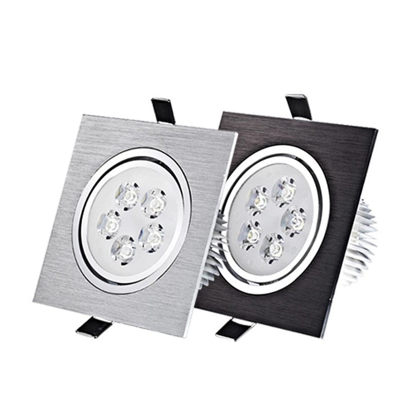 1pcs LED Down Light Square 9W 15W 21W Led Dimmable Downlight Recessed Led Ceiling Down Light Lamp Indoor AC85-265V Driver