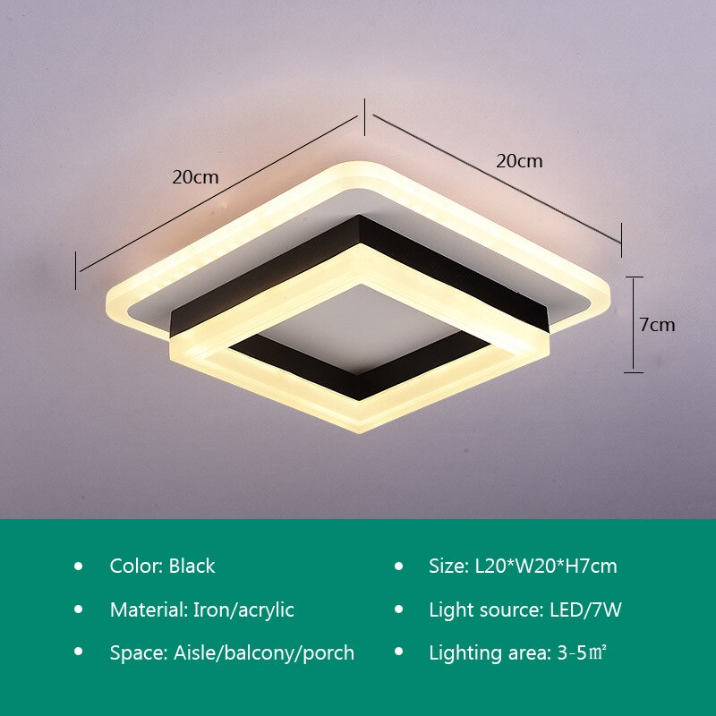 Modern LED Ceiling Lamp For Dining Living Room Bedroom Kitchen Aisle Corridor Stairs Entrance Minimalist Style Home Decor Light