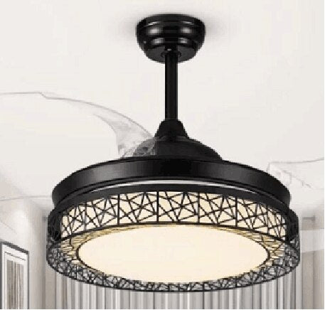 Ceiling Fan Lights Remote Control 36/42inch Dining Bedroom Living Fan Lamps Ceiling Fan Lightings Gold Luminaria Pendente Home