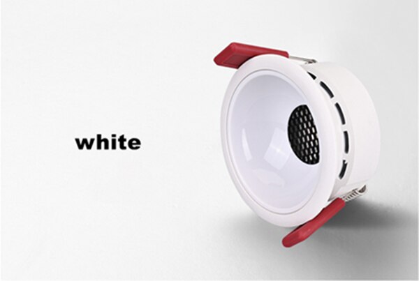 ACETIDE Recessed Downlights 220V for Kitchen LED Ceiling Spot 7W15W24W Honeycomb Room Lamps for Bedroom Foyer