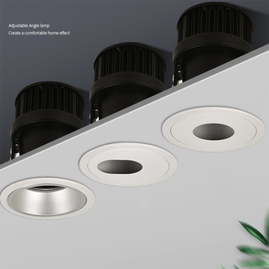 Anti-Glare LED Downlight 10W 15W LED Spot Lights 220V Recessed Ceiling Downlight For Living Room Bedroom Indoor Spot Lighting