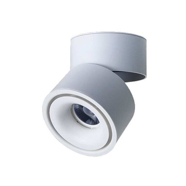 BEIAIDI Modern Surface Mounted lED Downlight 7W 10W 12W Aluminum Folding Ceiling Spotlight 360 Degree Adjustable Led Track Light