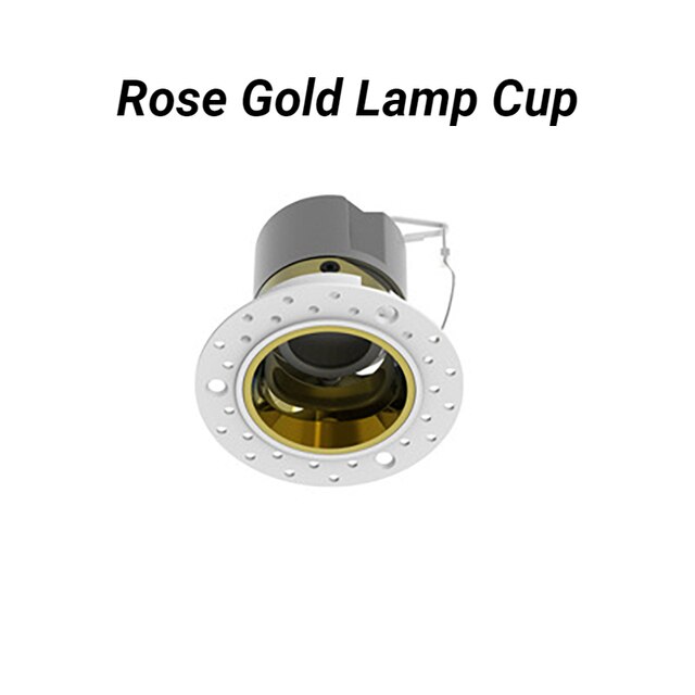 Borderless Anti-Glare LED Downlight 5W 7W 10W 12W 15W 20W Hotel &Villa Lighting Dimmable Spotlight Adjustable Angle Ceiling Lamp