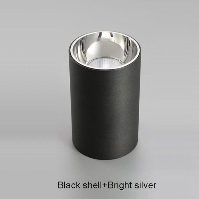 Cylinder Rose Gold Dimmable LED Spotlight Downlight 5W 10W 15W 20W 30W Ceiling Lamp For Livingroom Kitchen Bedroom Foyer Office