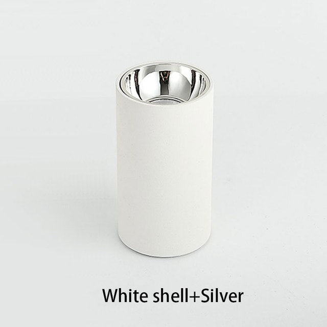 Cylinder Rose Gold Dimmable LED Spotlight Downlight 5W 10W 15W 20W 30W Ceiling Lamp For Livingroom Kitchen Bedroom Foyer Office