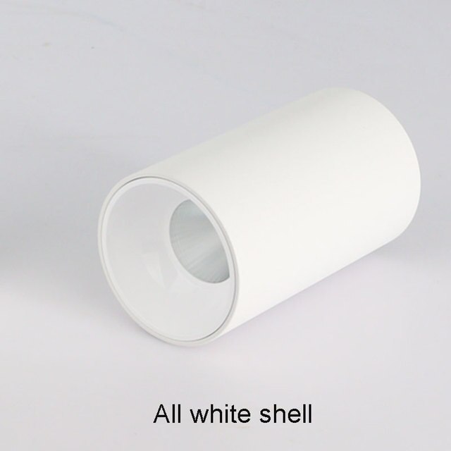 Cylinder Rose Gold Dimmable LED Spotlight Downlight 5W 10W 15W 20W 30W Ceiling Lamp For Livingroom Kitchen Bedroom Foyer Office