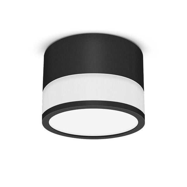 Macaroon Iron and Acrylic LED Ceiling Light 15W 12W 7W Dimmable Surface Mounted Ceiling Spot Light for Bar Kitchen Bedroom