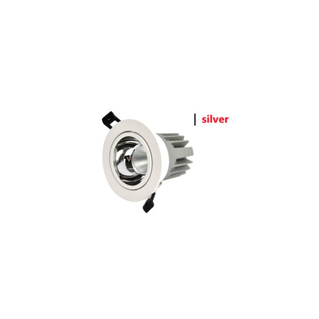 Dimmable COB Deep Anti-Glare Spotlight For Living Room Bedroom Hotel 7W 9W 12W 15W 18W Embedded LED Downlight Ceiling Light