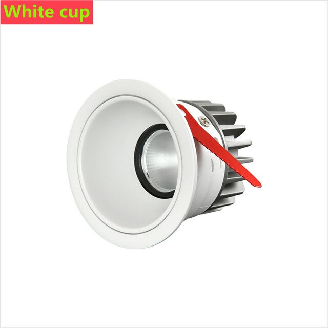 Dimmable COB LED 5W 7W 9W 12W 15W 18W 24W Led Ceiling Spot Lights Living Lights For Room Hotel Anti-Glare Recessed Downlights