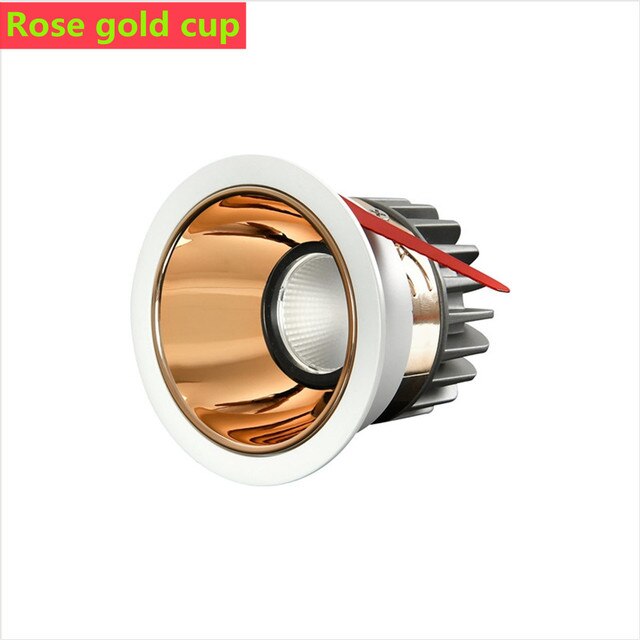 Dimmable COB LED 5W 7W 9W 12W 15W 18W 24W Led Ceiling Spot Lights Living Lights For Room Hotel Anti-Glare Recessed Downlights