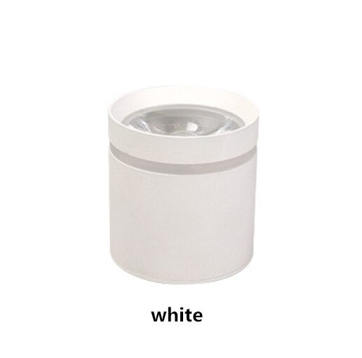 Dimmable Cylinder LED COB Downlights 7W 10W 12W 15W COB LED Ceiling Spot Lights AC85~265V LED Background Lamps Indoor Lighting