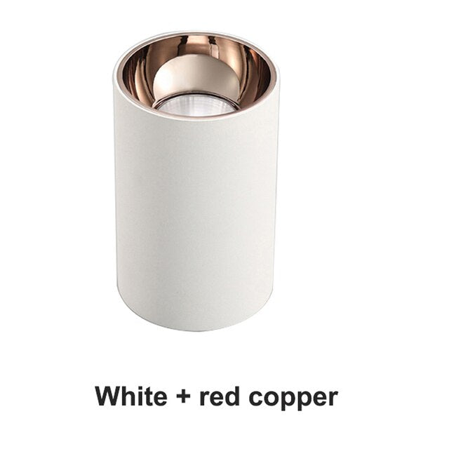 Dimmable LED COB Surface Mounted Downlight 5W/10W/18W//25W White/Black Housing AC85-265V Ceiling Spot Light Home Decor