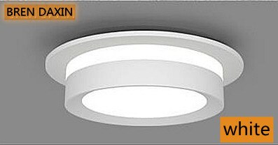 Dimmable LED Ceiling Spot Light 110V-220V Round Recessed Downlight 5w 7W 9W 12wfor Home Porch Corridor Aisle Background