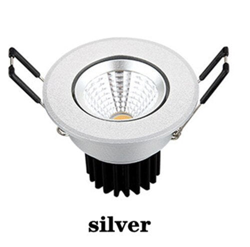 Dimmable LED downlight spotlight AC85V265V recessed COB ceiling light cabinet living room wine cabinet bookcase image wall store