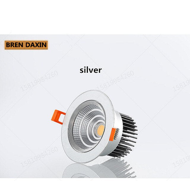 Dimmable Living room bedroom dining room spot light Led Downlight Light Ceiling Spot 3w 5w 7w 9w 12w 15w 18w AC85-230V Recessed