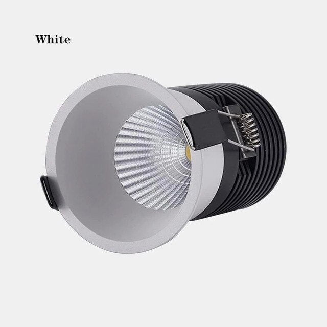 Dimmable Recessed Anti Glare COB LED Downlights 7W 9W12W 15W 18WLED Ceiling Lamps LED Ceiling Spot Lights Indoor Lighting