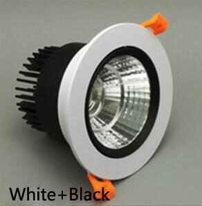 Dimmable Recessed LED Ceiling downlight Lamp 110v 220v 3W 5W 7W 9W 12W 15W Round COB Spot light LED Downlights for lighting