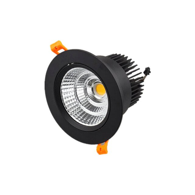 Dimming AC110-220V Recessed Downlight 4 Kinds Of Round 5w 7w 9w 9w 12w 15w 18w COB LED Ceiling Light Spotlight LED Light Househo