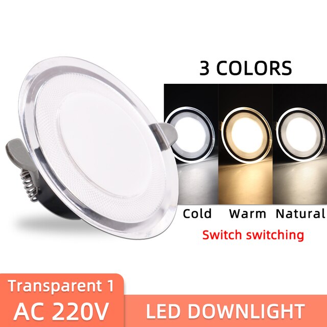 Downlight 3W 5W 9W 12W 15W 18W Spot led downlight AC 220V gold Silver White Ultra Thin Aluminum Round Recessed LED Spot Lighting