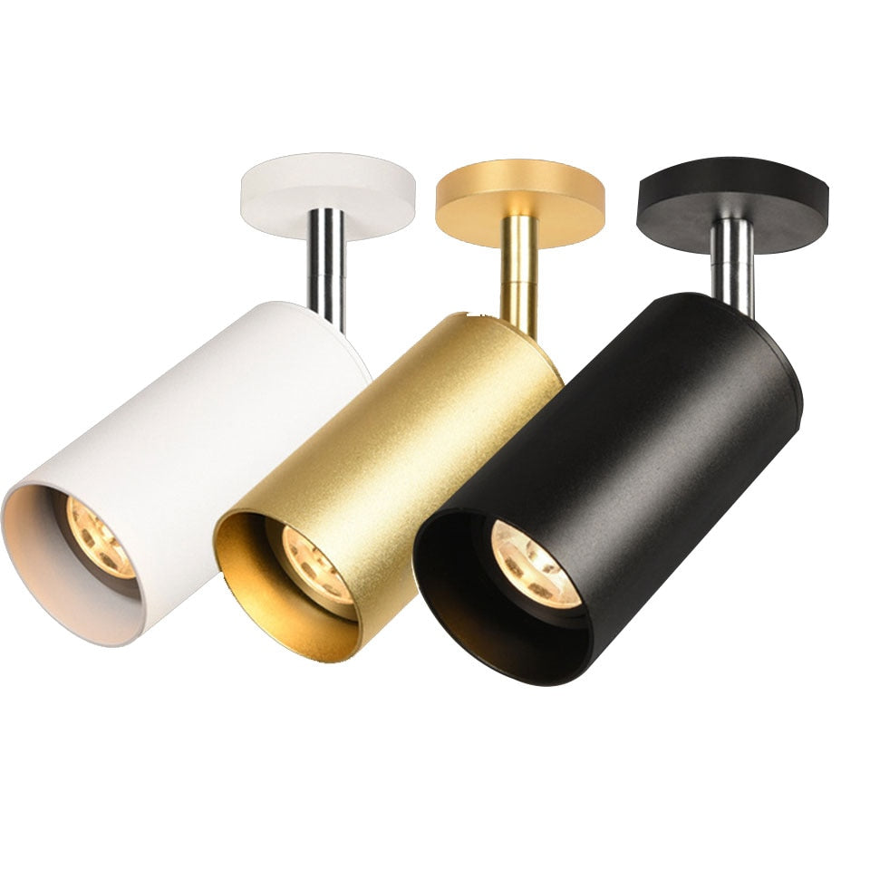 GD 2pcs Gu10 LED Downlight 5W 7W 10W 12W Surface Mounted LED LED Ceiling Lamp Light AC85-265V COB LED Spot Light For Home Decor