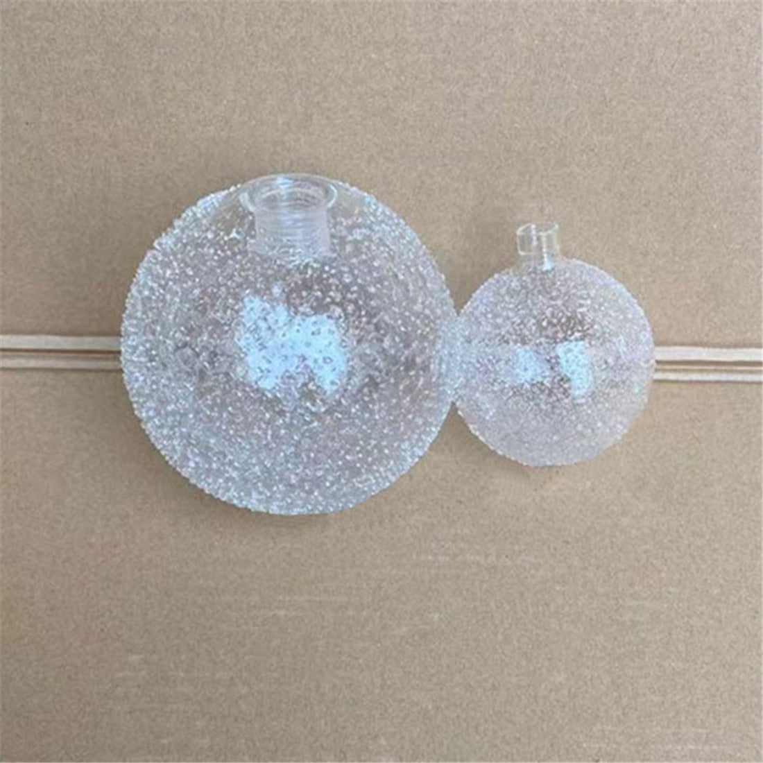 G4 G9 Globe 1cm 2cm Fitter Opening Snowflake Glass Shades Replacement for Ceiling Fan Light Wall Pendant Light Raindrop Cover