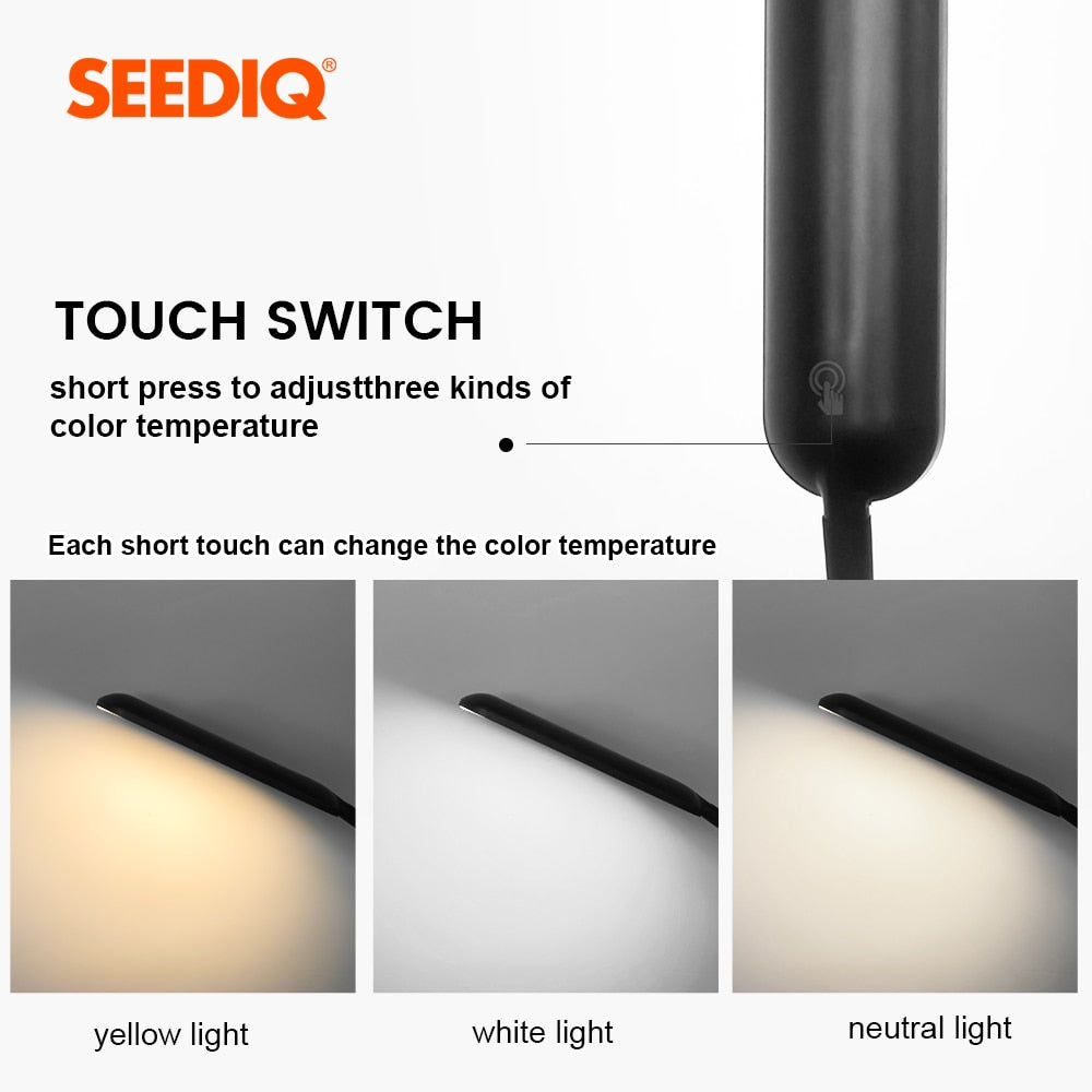 Modern Led Floor Lamp Touch Switch Remote Control Dimming Standing Light EU US Plug Floor Light Black White Standing Lamp
