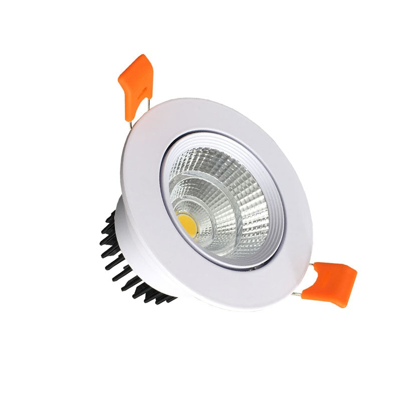 Led Downlight 220v 110v Ceiling Light 3W 5W 7W 9W 12W 15W Recessed Down light Round Led Panel Light Spotlight Indoor Lighting