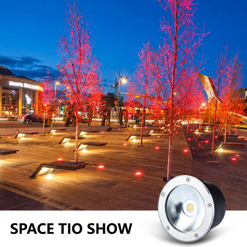 LED Underground Light 10W 12W 15W 20W IP68 Waterproof Floor Lamp Outdoor Ground Spot Landscape Garden Path Buried Yard 220VDC12V