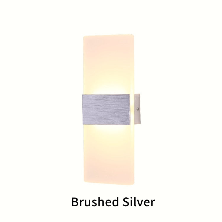 Modern Mini LED Wall Lamp Acrylic 85-265V Simple Bedroom Sconce Living Room Bedside Stair Home Decor Indoor Wall Lights Fixtures