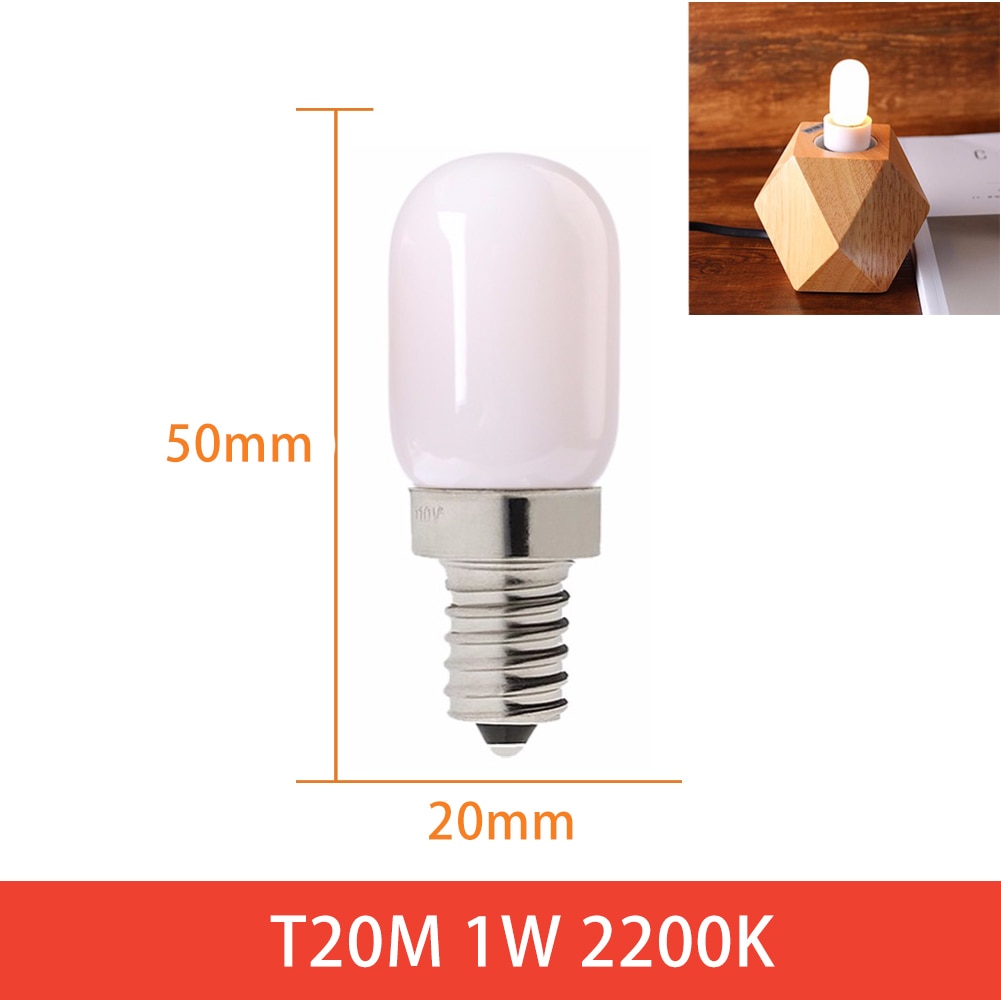Ganriland Edison Led Candle Light Bulb E12 E14 Effect Dimmable Bulb C7 0.5W T22G 1W Home For Decor Lighting Ampoule Candle Bulb