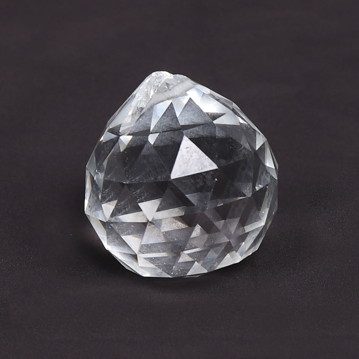 Modern K9 Translucent Crystal Chandelier Circle Ring Flush Mount Hanging Ceiling Light for Living Dining Bedroom