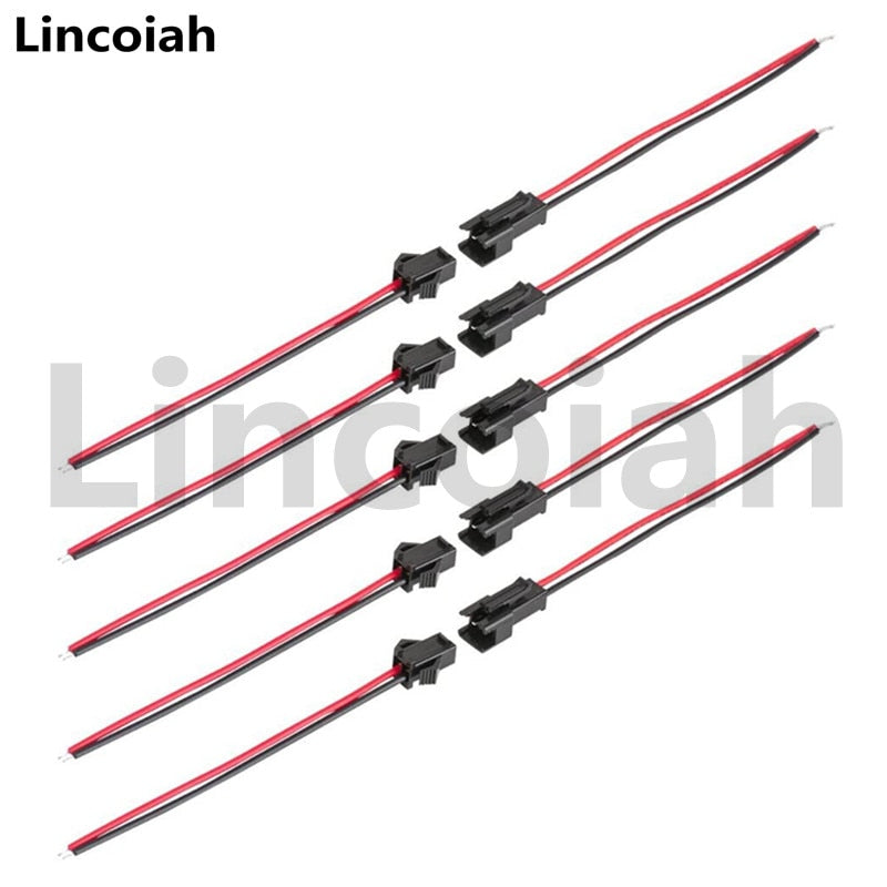 40 20 10 pcs/set Male to Female Plug Terminal Wire Connector Terminal Line JST wire Connector for LED Downlight Ceiling Lamp