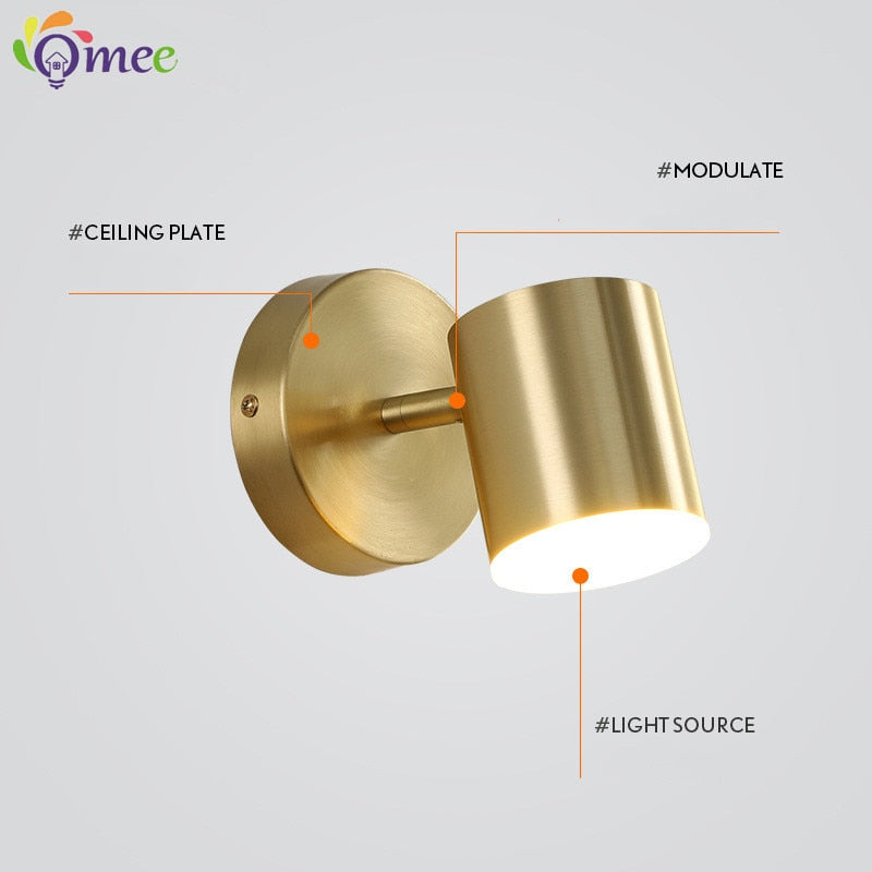 LED lampada Wall Light Project Led Indoor Lights Wall Lamps With Switch Dimming For Home Bedside Bedroom wall decor arts Sconce