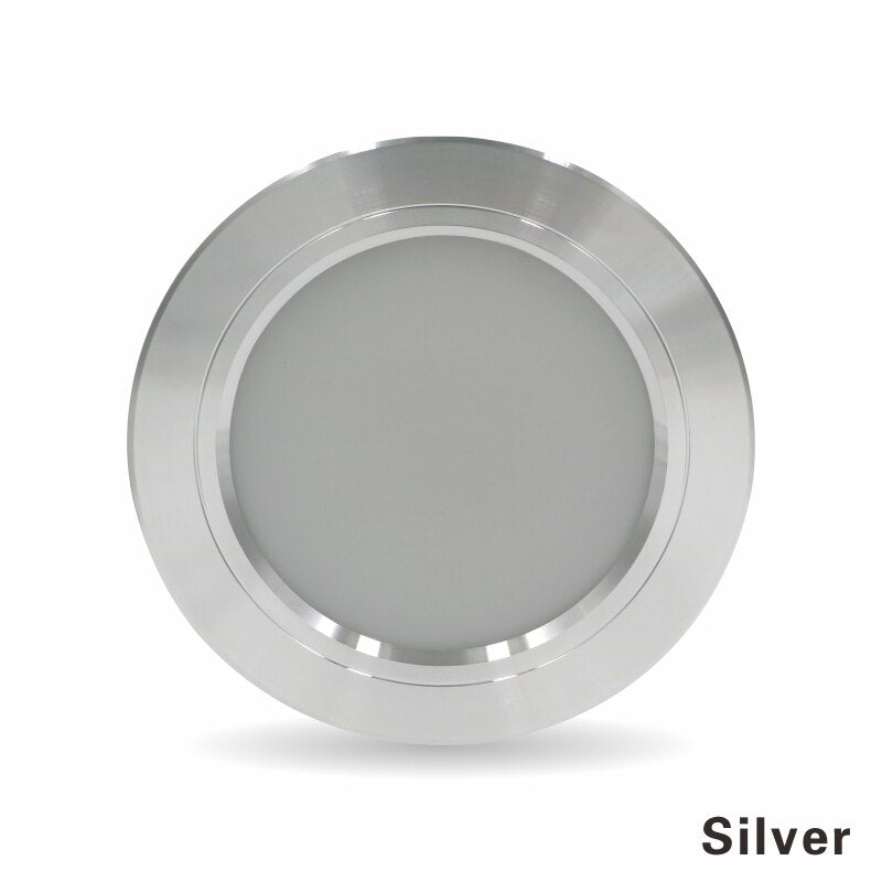 6pcs/lot Led Downlight 220v Ceiling Light 5W 9W 12W Recessed Down light Round Led Panel Light 15W 18W Spotlight Indoor Lighting