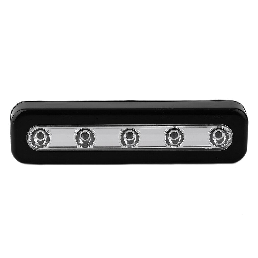 Super Brightness Wireless Wall Light 5 LED Cabinet Closet Self-Stick Tap Light Home Night Emergency Touch Light Lamp