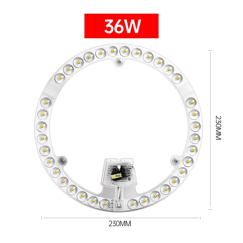 Led Panel Board Round Led Module Ceiling Lights Dimmable Panel 220V replacement Led For circle Lamp Ceiling Fan light magnet fix